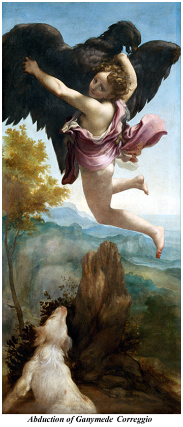 Abduction of Ganymede Correggio